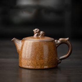Home Living Room Reception Kung Fu Tea Set (Option: Dragon Handle Pot)