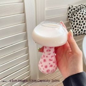 Creative Mushroom Network Red Glass Cup (Option: 101 200ml)
